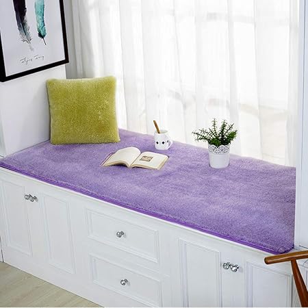 Huiyue Europaische Plusch Erker Kissen Nordische Schlafzimmer Dekoration Tatami Kissen Fenster Fensterbank Decke Balkon Matte F 200x240cm 79x94inch Amazon De Kuche Haushalt