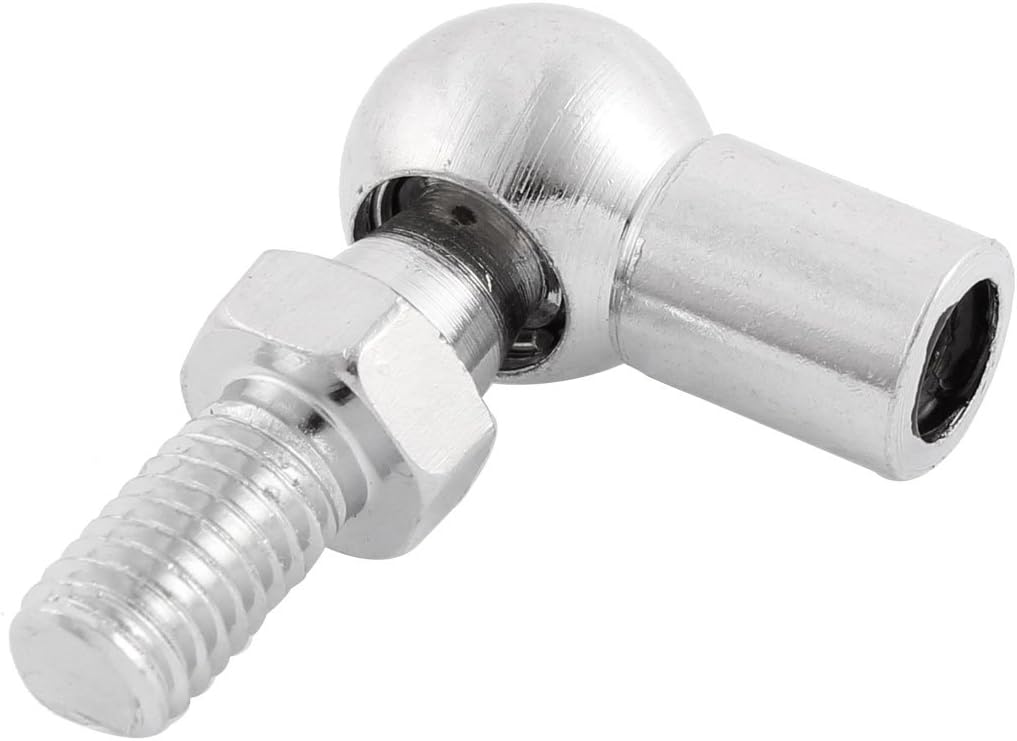 Uxcell a15051800ux0277 8mm Male 6mm Female Thread L Shape Ball Joint