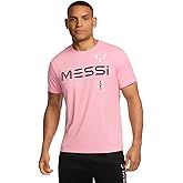 Messi Mens Logo 10 Back Tee, Lifestyle Short Sleeve T-Shirt, Standard Fit with Graphic