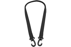 Ruiwaer Nylon Snowboard Boot Carrier Strap for Roller Skates, Ski Boots, etc. Black Skiing Equipment