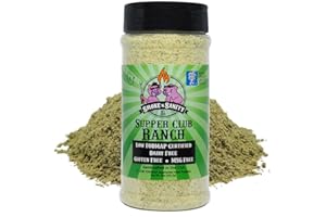 Smoke n Sanity Supper Club Ranch Seasoning- Monash Certified Low FODMAP - Gluten Free - Certified Kosher - Dairy Free for Low FODMAP Foods (9 oz Shaker)