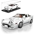 Mould King Speed Champion Cars Building Sets, RX-7 Mazda Initial D Car Model with Display Case, 27015 MOC Collectible Toys Blocks Car Kits for Adults and Boys Kids Aged 8+ (369 Pieces)