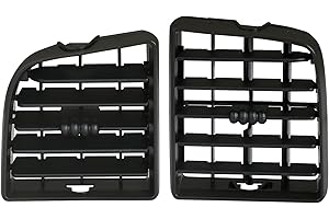 HONFQP 2PCS Dashboard Air Duct Vent AC Louver Outlet Grille Compatible with Chevrolet Chevy Avalanche Silverado Tahoe Suburban 1999-2006 /GMC Sierra Yukon/Cadillac Escalade Replaces 10368830 15784732