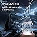 MoharWall Weather Predicting Storm Glass Home Office Decor Christmas Fashion Friendship Gift Creative Desktop Fitzroy Weather Crystal Bottle Forecaster Barometer