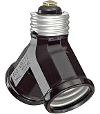 Leviton 61-I Outlet-to-Lampholder Adapter – 15 Amp, 660 Watt, 125 Volt, Medium Base, Ivory, Indoor Use Only