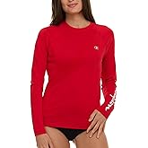 Champion Rash Guard for Women, Womens Rash Guard Long Sleeve Shirts, Rashguard Swim Shirt Women UPF 50+ SPF & UV Protection
