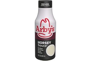 ARBY'S Arby’s Horsey Sauce, 12 fl. oz., All Purpose Horseradish Sauce for Sandwich Spreads, Seafood Cocktails, Chicken Marinades and More, Made with Vinegar, Horseradish Powder and Mustard