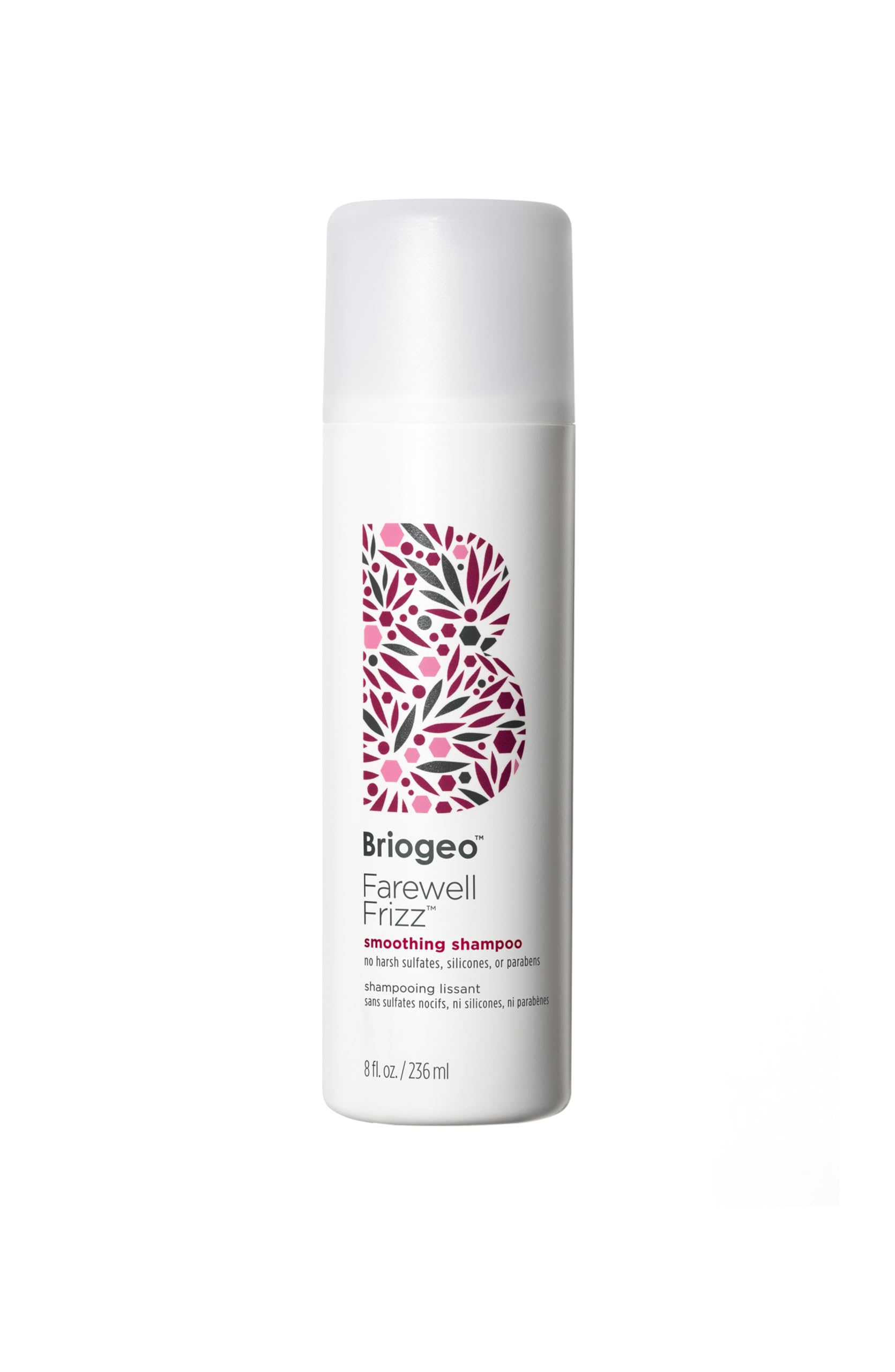 Briogeo Farewell Frizz Smoothing Shampoo, Tame Frizz and Restore Shine to Dull, Dry Hair, Vegan, Phalate & Paraben-Free - 236ml