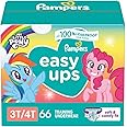 Pampers Training Pants - Easy Ups Girls & Boys - Size 3T-4T, 66 Count, My Little Pony Potty Underwear (Packaging May Vary)