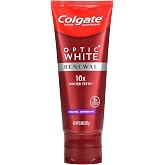 Colgate Optic White Renewal Enamel Strength Teeth Whitening Toothpaste, 3 Oz