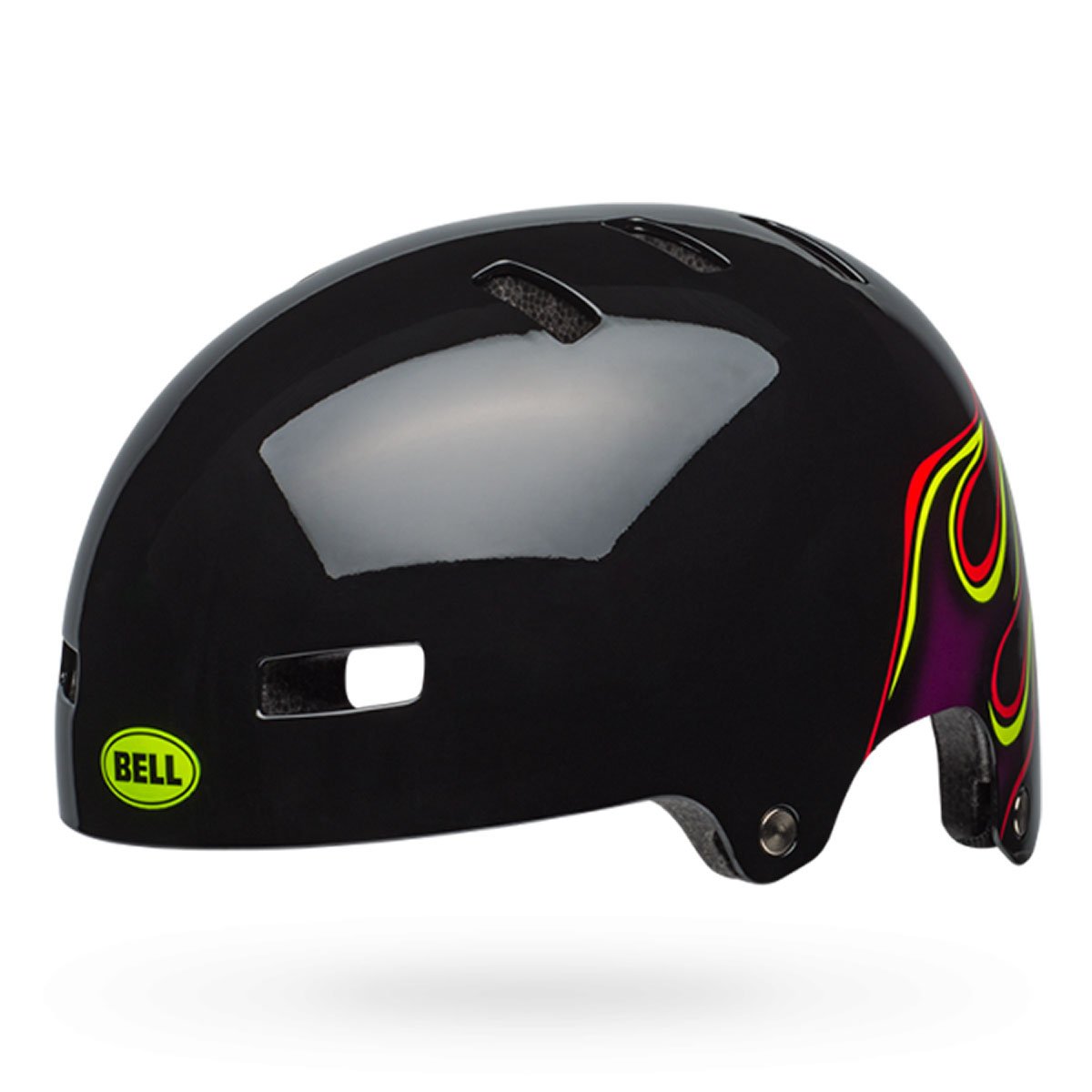 bell 2018 youth block helmet Bell Block - Gloss Black Ablaze