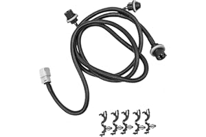 GUZIKO Passenger Side Tail Light Wiring Harness Lamp 23295977 Fit for Silverado GMC Sierra 1500 2500 HD 3500 HD 2016-2019 for Three Bulb Plug Harness