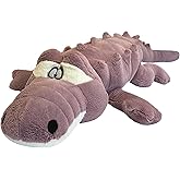 Hofun4U Alligator Plush Pillow, 38 inch Alligator Stuffed Animal, Home Decor Christmas Valentine’s Birthday Gift for Boys Girls Adults Kids (Purple)
