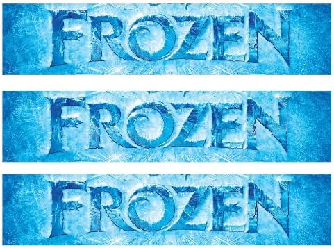 Frozen Edible Cake Strips Cake topper decoration Set of 3 Edible Image for Sides of birthday cake
