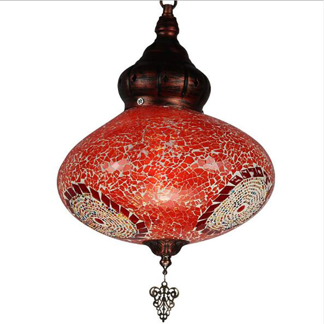 Mosaic Chandelier Tiffany Style Glass Turkish Pendant Lamp
