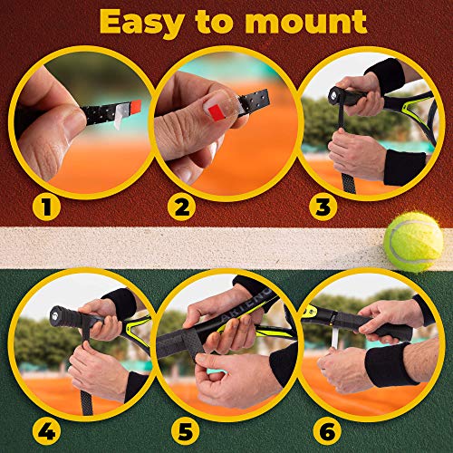 Tennis Vibration Dampeners and Overgrip Tape Dampeners for Absorbing