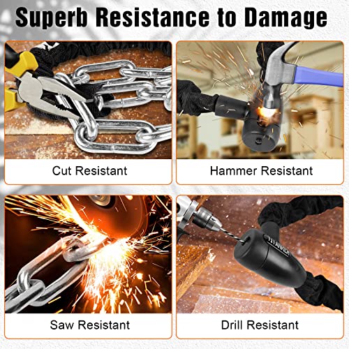 Titanker Bike Chain Lock, Security AntiTheft Bike Lock Chain Bicycle