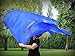 BLUE SHIMMER Angel Wing from Catch the Fire Worship Flags, Praise & Worship Dance Flags, Prophetic Worship, Christian Dance in Church, Beautiful Single Layer, (2 ct), Flexible Poles