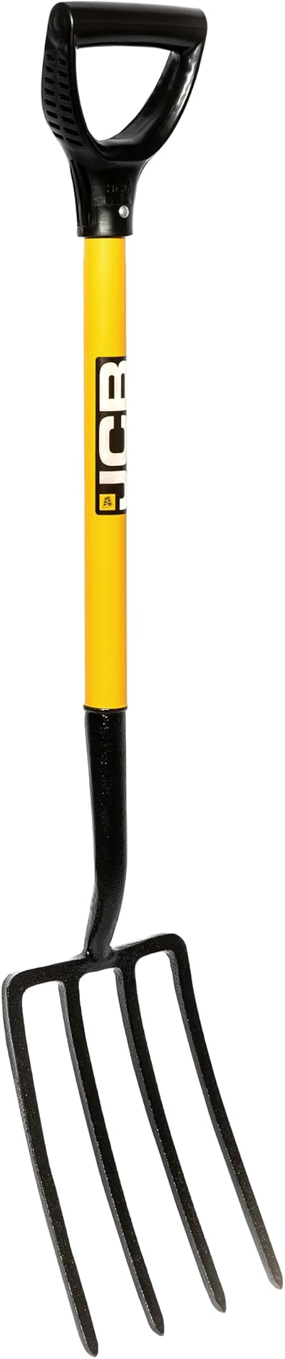 JCB Garden Fork Professional Solid Forged Lightweigh t Long Handle