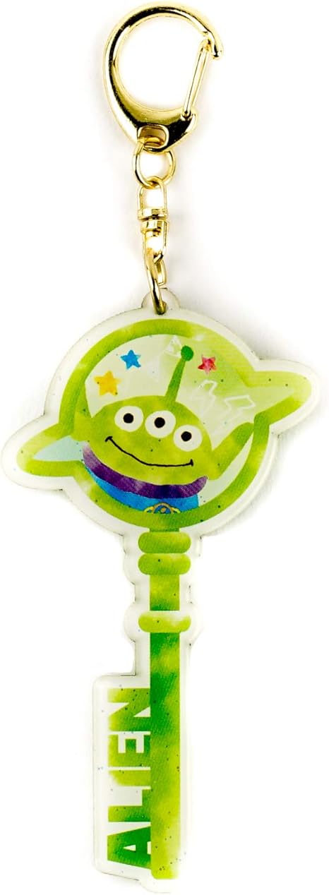 Amazon Co Jp ディズニー ピクサー キーホルダー アクリル 鍵型 トイ ストーリー グリーン ホーム キッチン