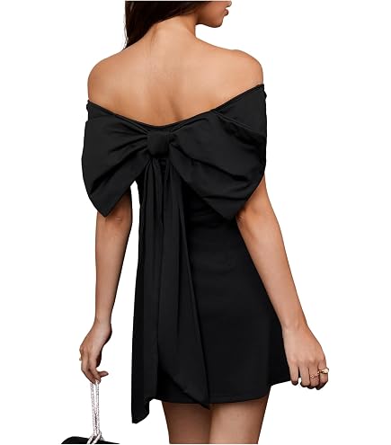 black dress with white bow Jersey Two-Tone Gown-Black/White L (PREORDER SHIPS IN APPROX 1 WEEK) a chic cutout and a high leg slit creating a modern and sophisticated silhouette Black and White Dress -
