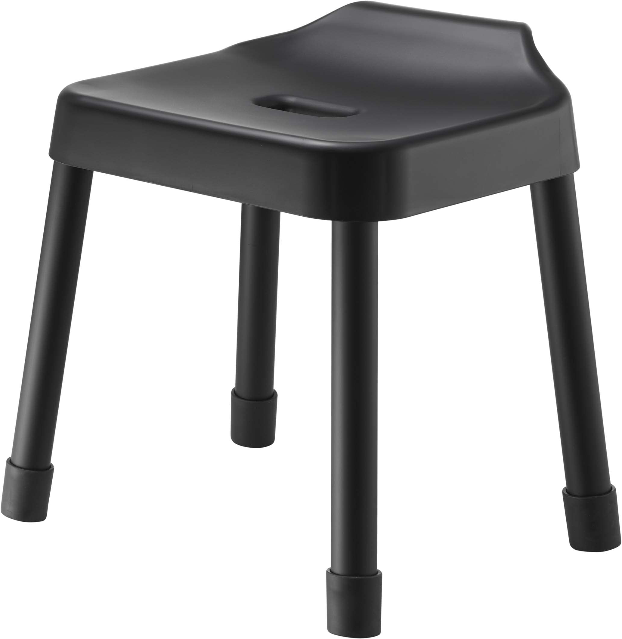 山崎実業 引っ掛け風呂イス ブラックの商品画像