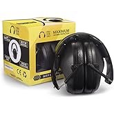 Pro For Sho 34dB Hearing Protection Ear Muffs – Highest NRR Compact Design Ear Protection for Loud Events & Sensory Use