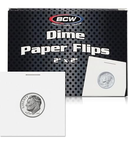 Amazon.com: BCW 2x2 Coin Flips for Nickels – 100 Pack | Archival