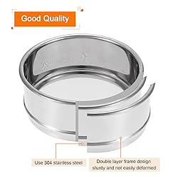 PATIKIL 55 Mesh Lab Sieve, 4" Diameter Test Sieve