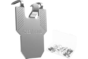 20Pcs Claw Drywall Picture Hanger Hooks,Heavy Picture Hanging Kit Hold up to 40lb Damage Minimal for Pictures Mirrors Photos 