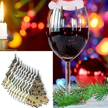 Amazon Com Chezaa Christmas Xmas 10 Pcs Christmas Santa Claus