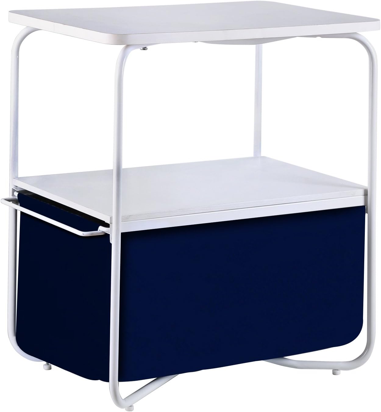 Best blue end table with storage