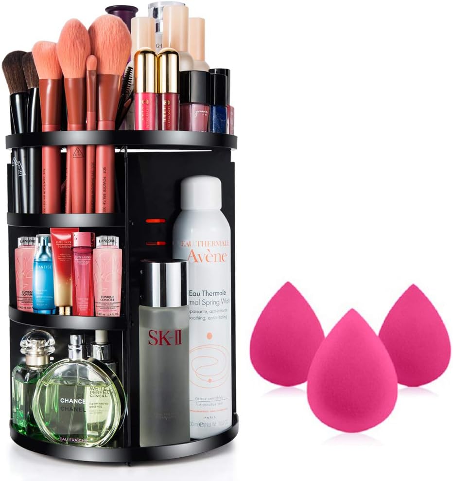 Black Makeup Organizer