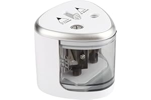 Jeffergarden Tenwin Electric Pencil Sharpener, Automatic Dual Hole Design 6-8mm and 9-12mm for School Office Home Use, with B
