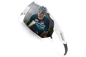 ROCKNIGHT HD Polarized Skin-Friendly Sports Sunglasses Super Light Ventilation Big Lens Youth Adult