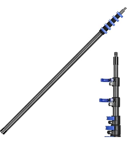 24FT Carbon Fiber Telescopic Multi-Purpose Extension Pole