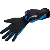XUKER Neoprene Water Wetsuit Gloves 1.5mm &amp; 2mm for Diving Scuba Men Women | Full Finger Gloves for Snorkeling Paddling Surfing Kayaking Canoeing Spearfishing Skiing