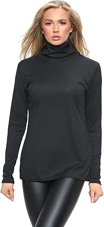 black polo turtleneck