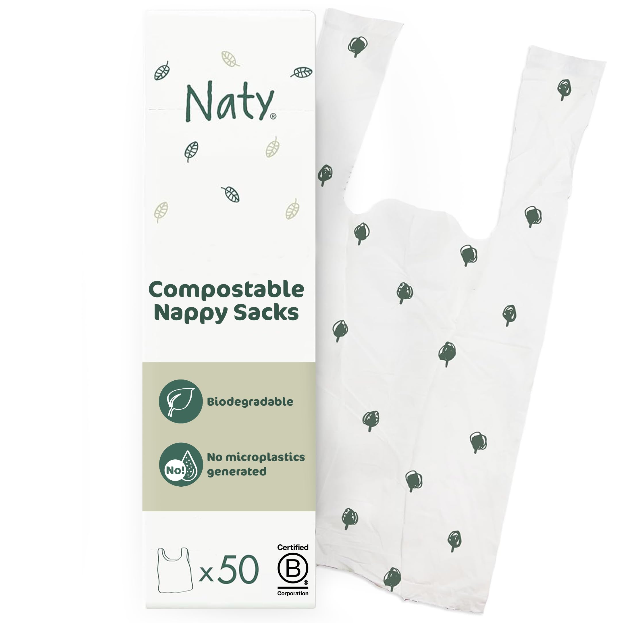 Naty compostable nappy bags wi...