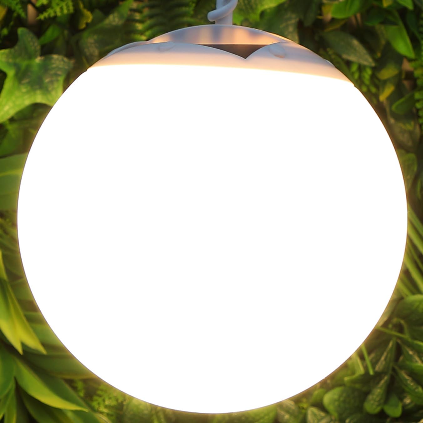Noma Solar Hanging Sphere Light, 20 cm (Pack of 1), White
