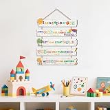 HPNIUB I am A Child of God Door Sign Inspirational Wall Plaque Colorful2 view 2