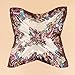 Women Flower Painted Imitated Silk Satin Square Scarf Head Neck Shawl 35