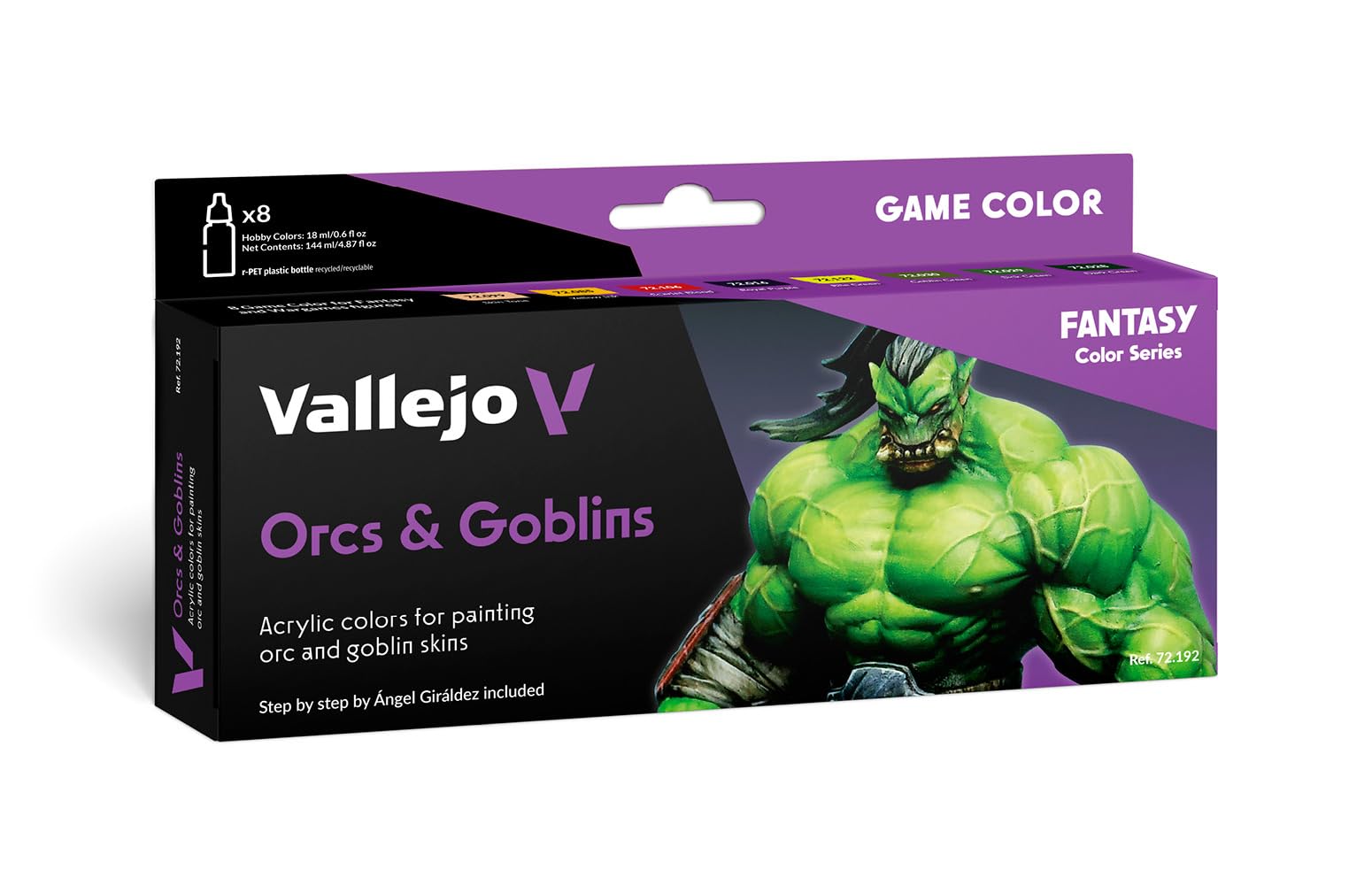 Vallejo AV Game Color Set - Orcs & Goblins (x8)