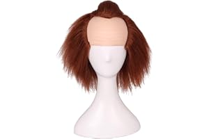 ColorGround Prestyled Brown Bald Wig for Halloween and Cosplay