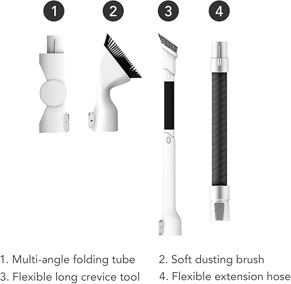 Tineco Pure ONE S12 Accessories KIT Soft Dusting Brush, Flexible Long
