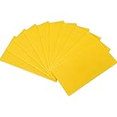 BeeCastle Yellow Beehive Wax Coated Foundation Sheet, Waxed Honey Comb Foundations for Beehives, 8-1/2-Inch Deep Beehive Frames