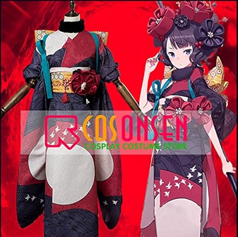 Amazon Fate Grand Order Fgo 葛飾北斎 霊基再臨 第1段階 コスプレ衣装 Cosonsen 女性l コスプレ 仮装 通販