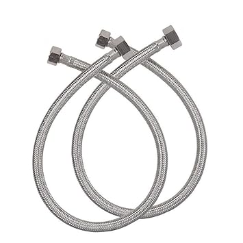 HORSEWAY(TM) 304 Grade Stainless Steel Connection Pipe - 18 Inch - Combo of 2 Pieces