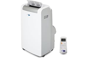 Whynter ARC-148MHP 14,000 BTU Portable Air Conditioner and 10,000 BTU Portable Air Heater with Dehumidifier and Fan for 500 Square Foot Rooms, White