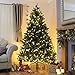 LUCKLED 66ft 200 LED Christmas Starry String Lights Dimmable with Remote, Waterproof Decorative Copper Wire Lights Lighting for Home, Garden, Bedroom, Patio, Wedding and Party Decorations (Warm White)